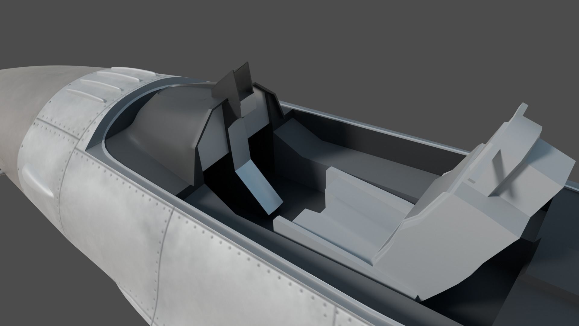 General dynamics F-16 fighter with Aim-9M Sidewinder 3D model_7