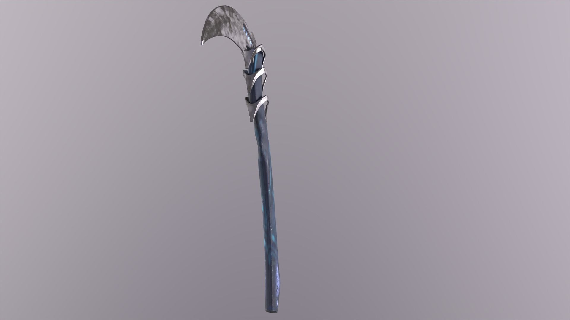 Sci fi Battle Sickle Free low-poly 3D model_6
