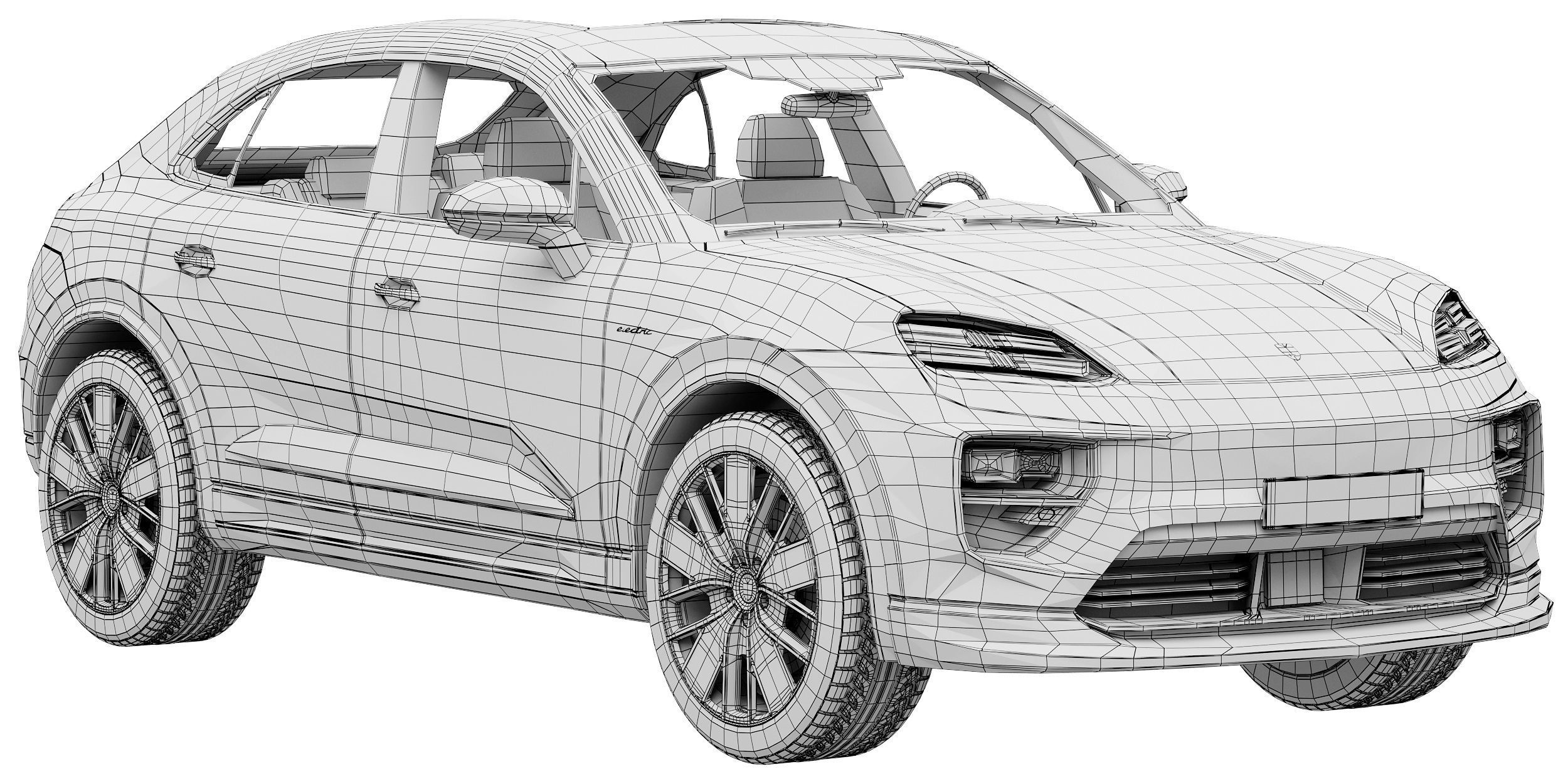 Porsche Macan 4 Electric 3D model_14