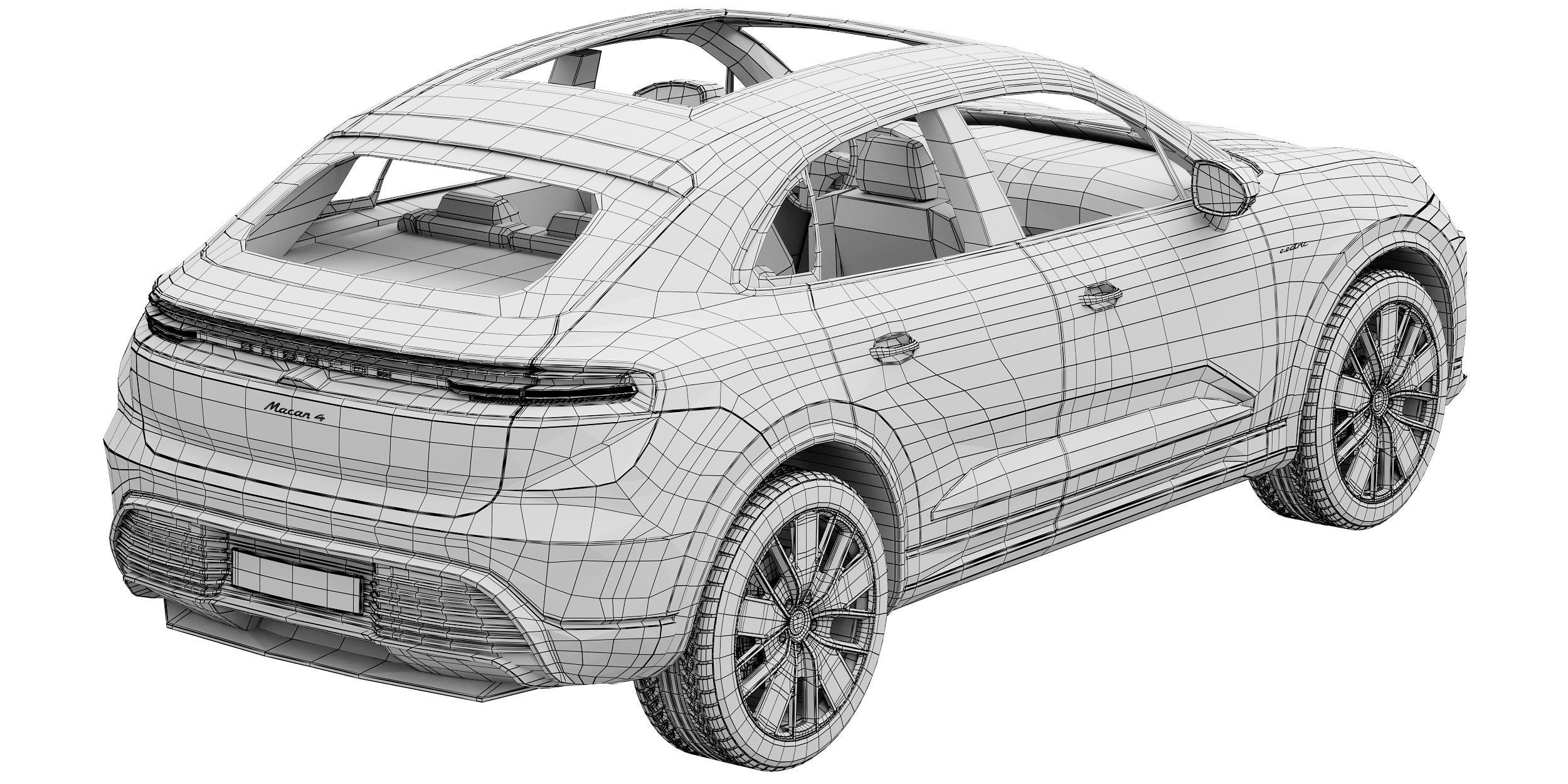 Porsche Macan 4 Electric 3D model_17