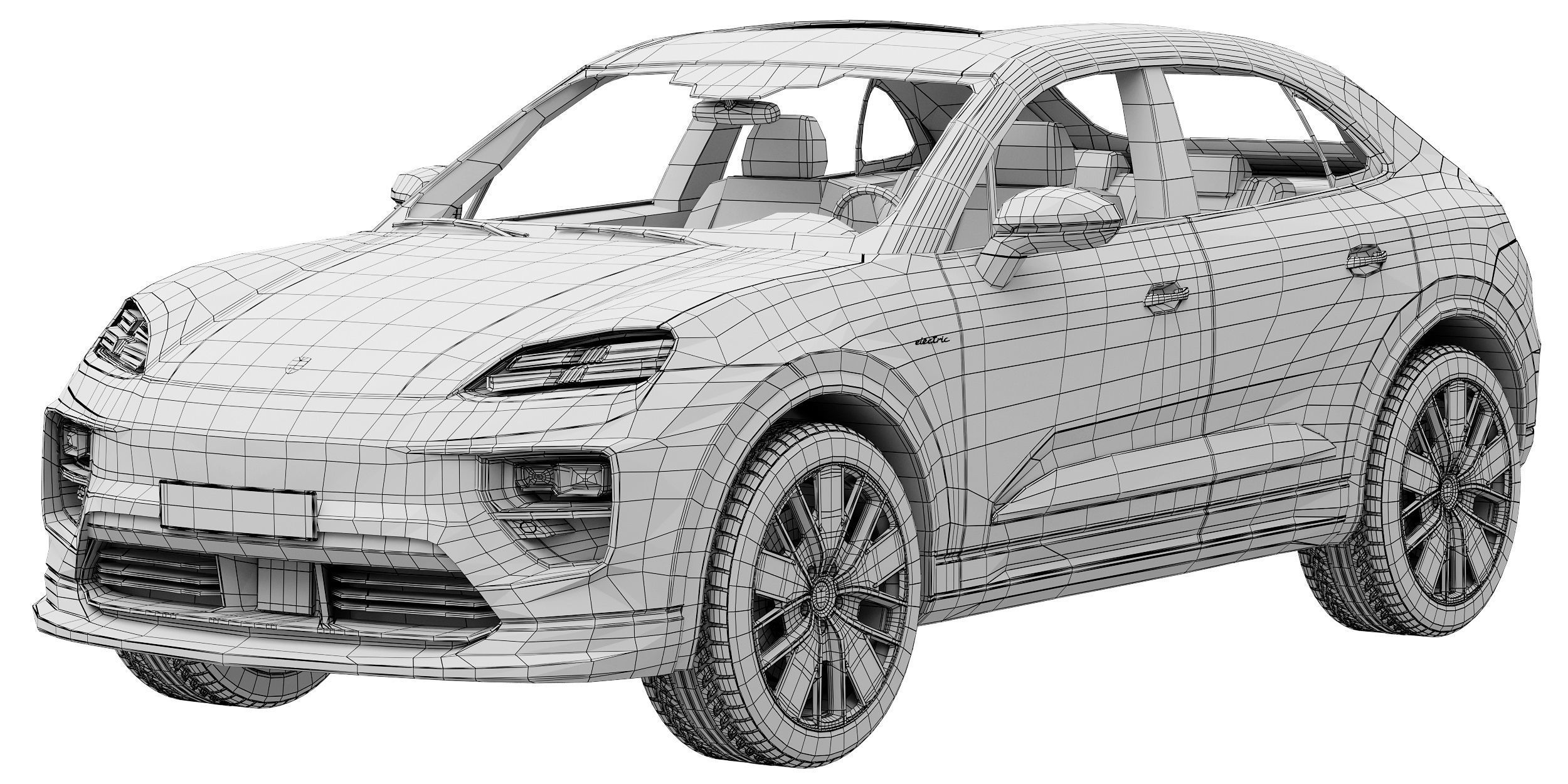 Porsche Macan 4 Electric 3D model_13