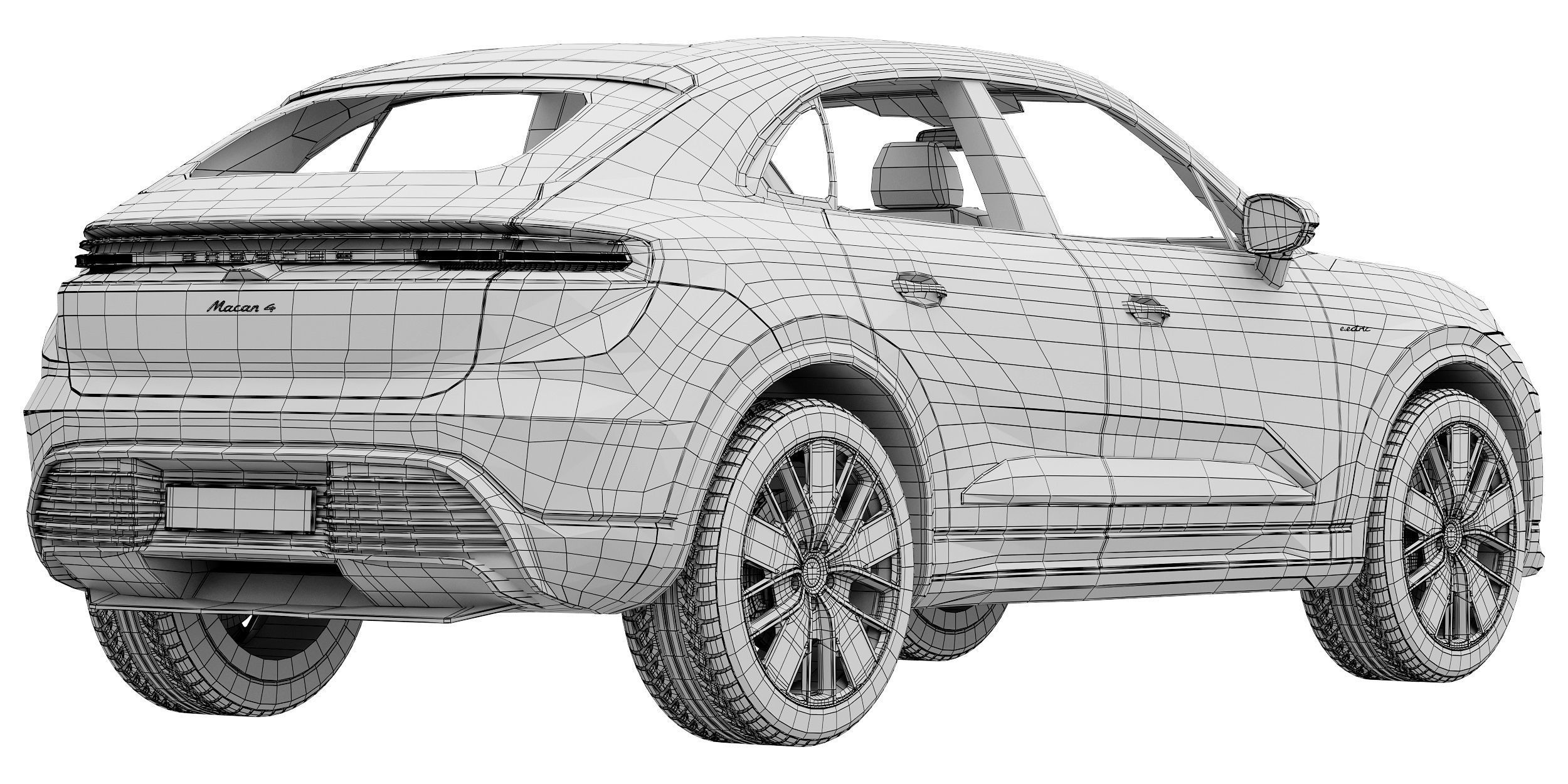 Porsche Macan 4 Electric 3D model_16