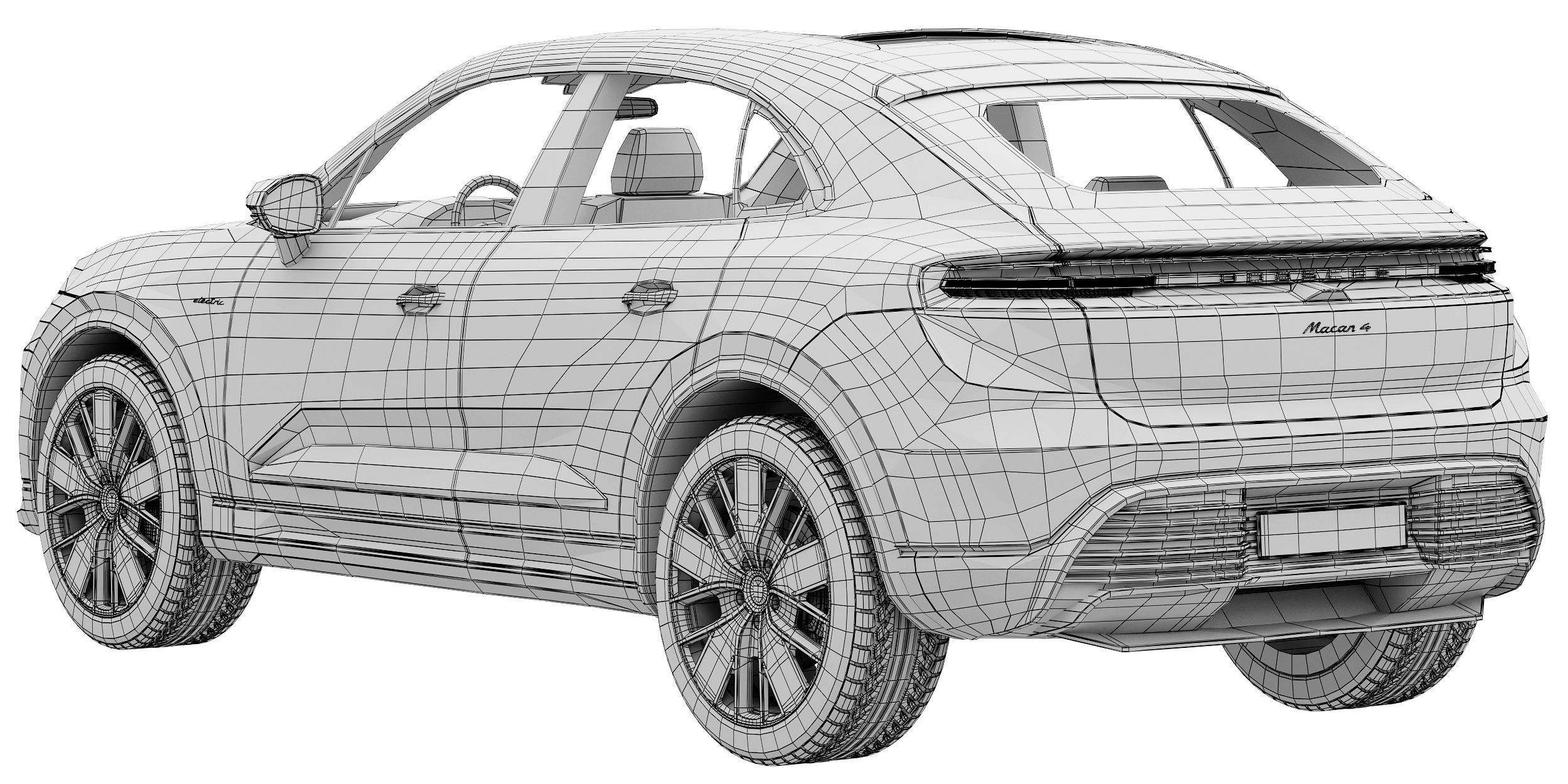 Porsche Macan 4 Electric 3D model_15