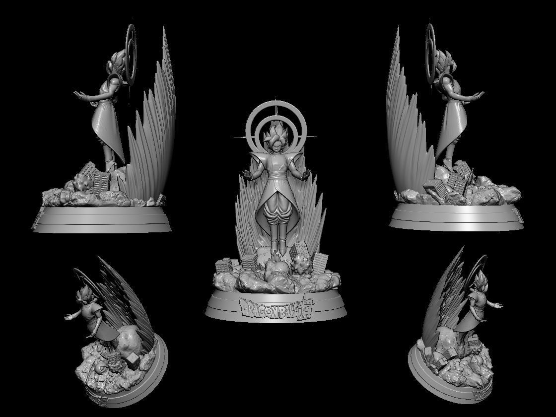 Zamasu destructor 3D print model_1