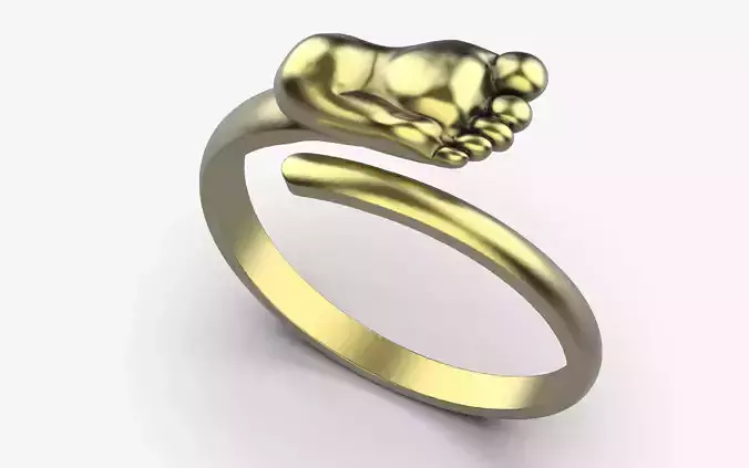ring foot 3D print model