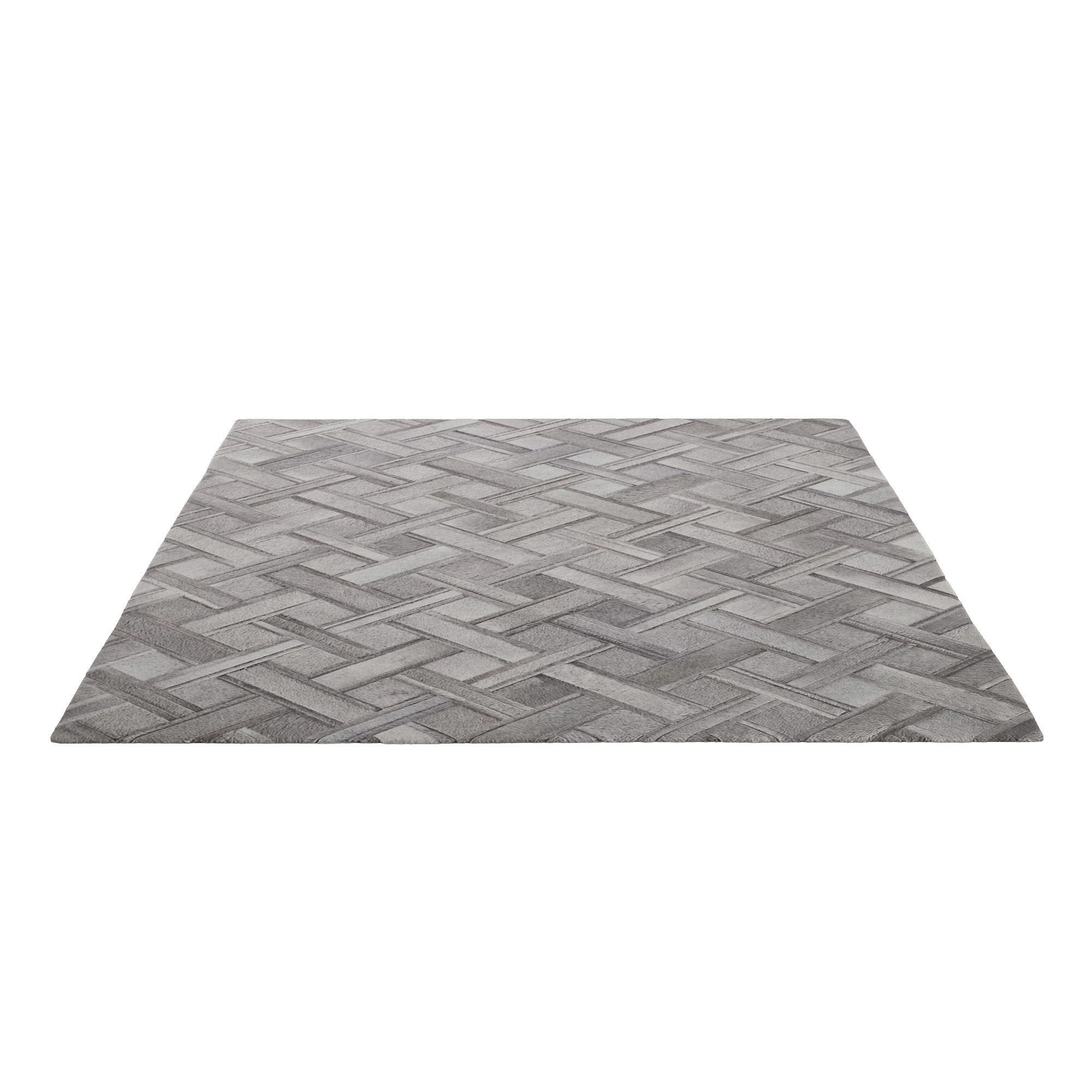 TIKA COWHIDE RUG gray 3D model_2