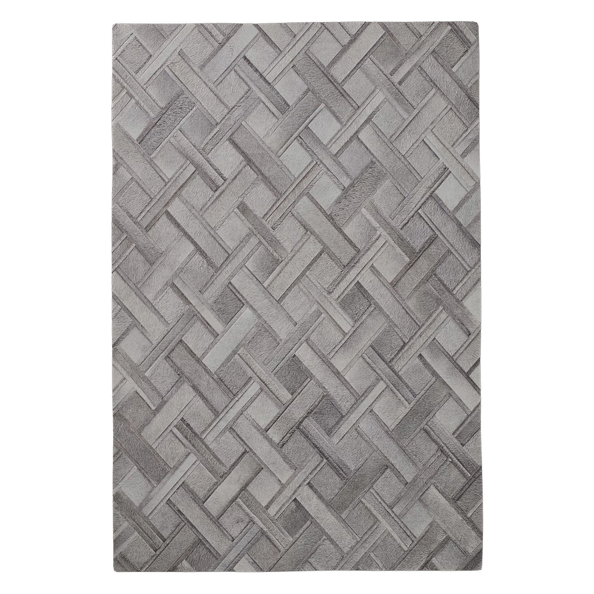 TIKA COWHIDE RUG gray 3D model_3