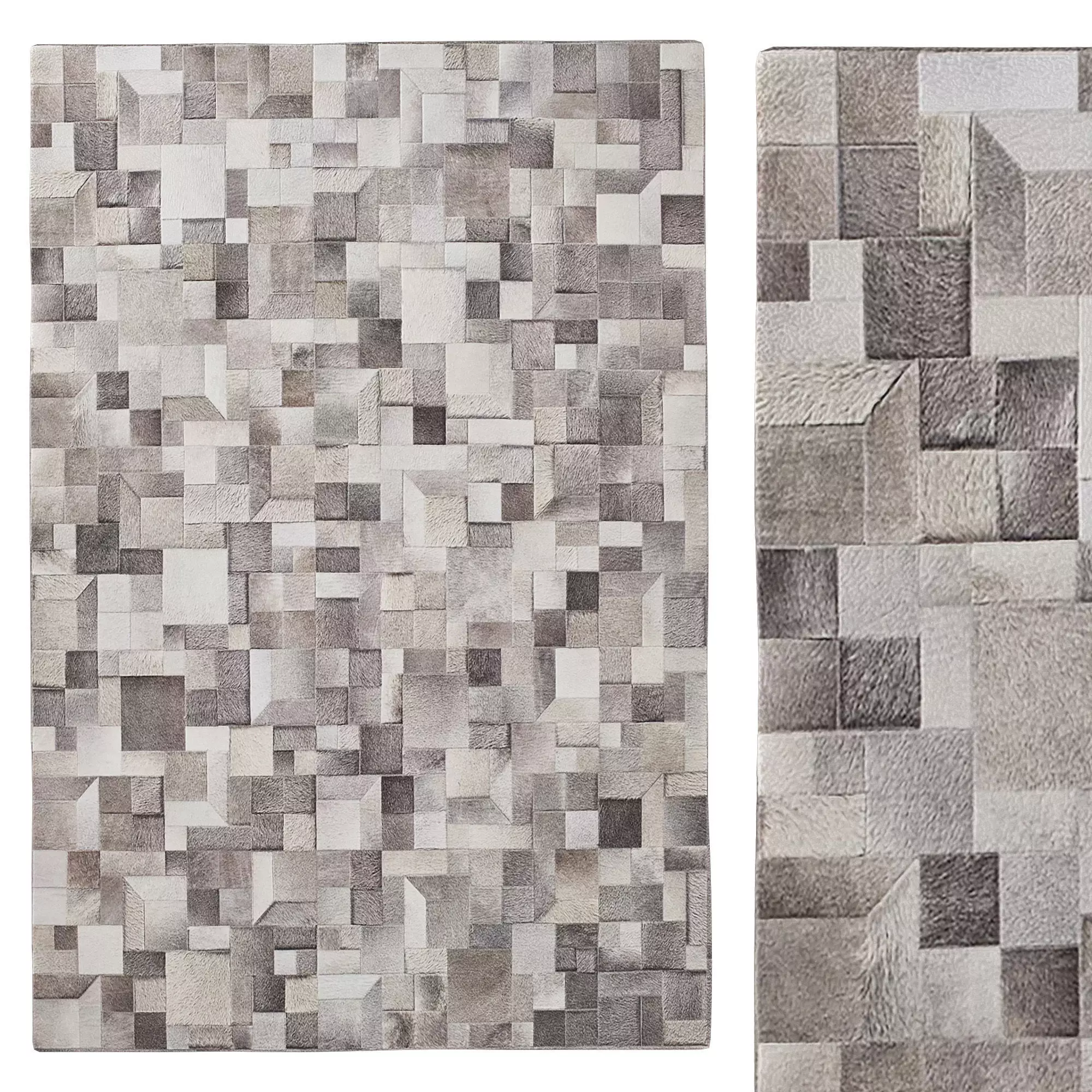 JAYA COWHIDE RUG 3D model_0