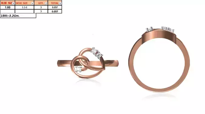 Ladies-Elegant Stone Rings For Womens 99