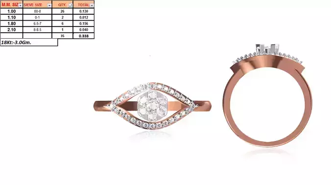 Ladies-Elegant Stone Rings For Womens 97