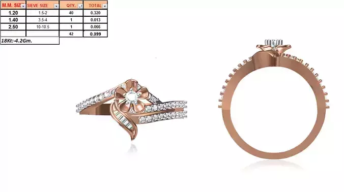 Ladies-Elegant Stone Rings For Womens 92