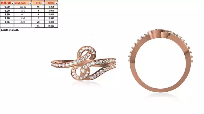 Ladies-Elegant Stone Rings For Womens 91