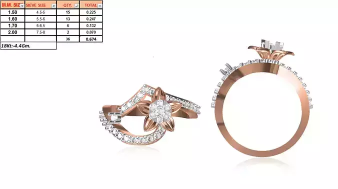 Ladies-Elegant Stone Rings For Womens 85