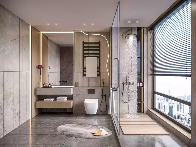 Bathroom 57 3D model