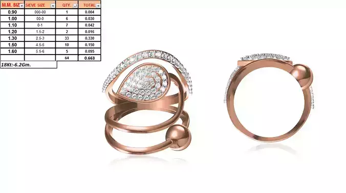 Ladies-Elegant Stone Rings For Womens 76