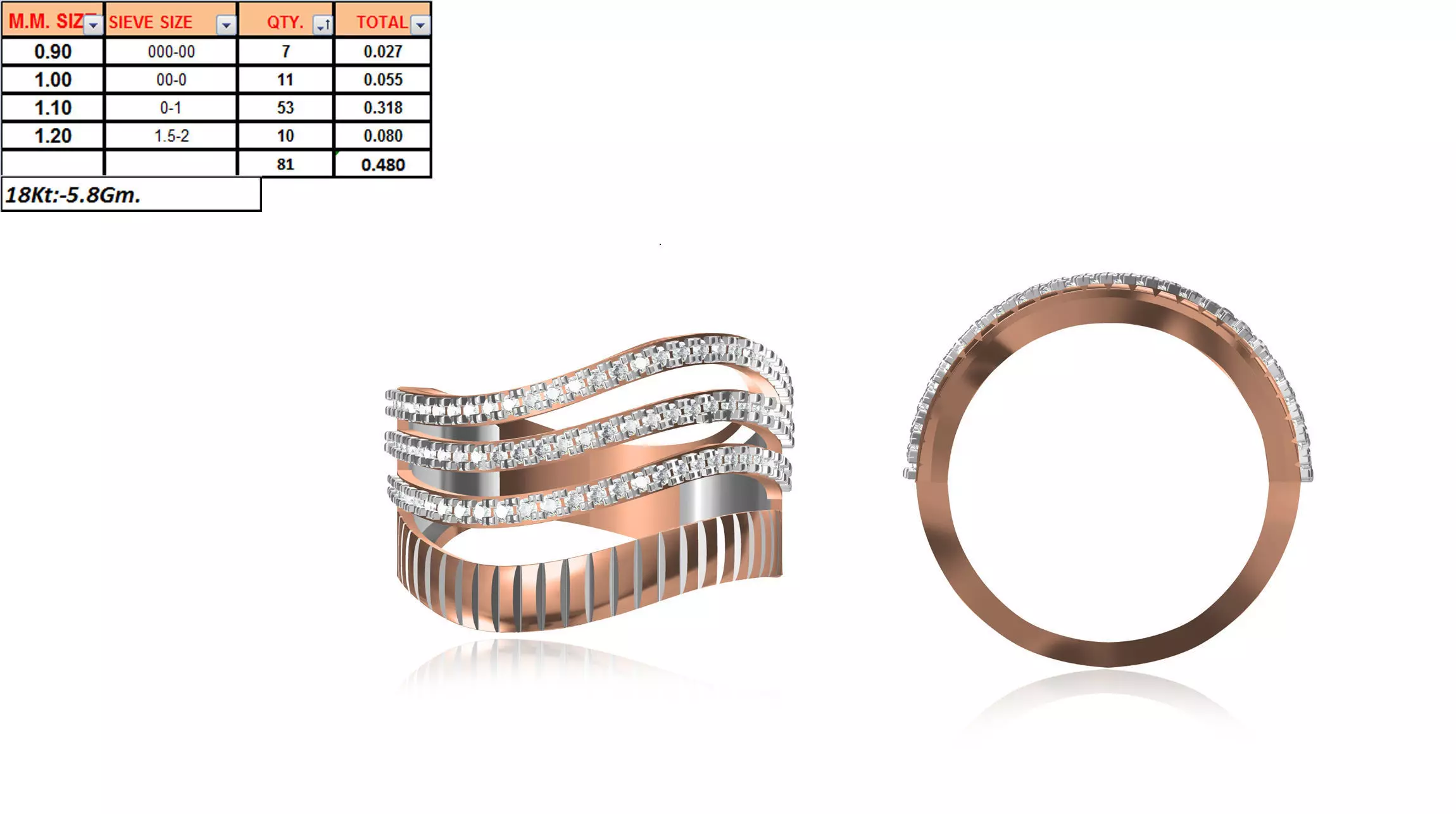 Ladies-Elegant Stone Rings For Womens 67 3D print model