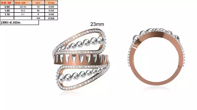 Ladies-Elegant Stone Rings For Womens 65