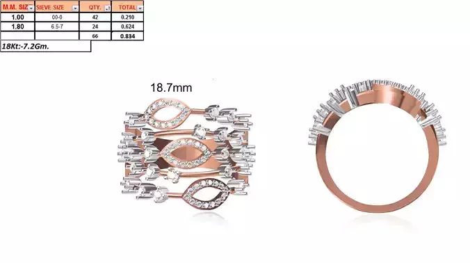 Ladies-Elegant Stone Rings For Womens 62