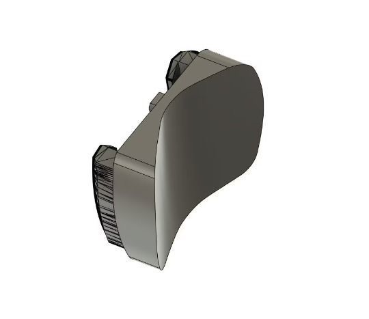 AGV K1 and K1s GoPro chin mount ready for 3d Print 3D print model_2