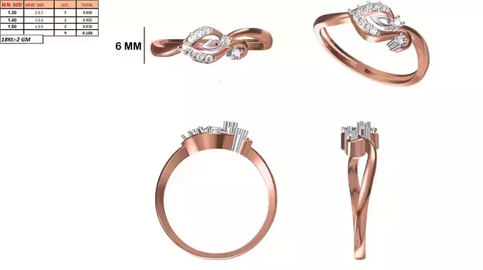 Ladies-Elegant Stone Rings For Womens 50