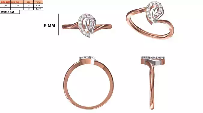 Ladies-Elegant Stone Rings For Womens 48