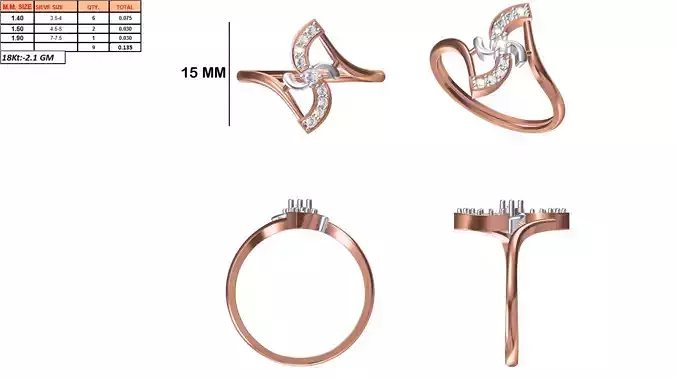 Ladies-Elegant Stone Rings For Womens 47