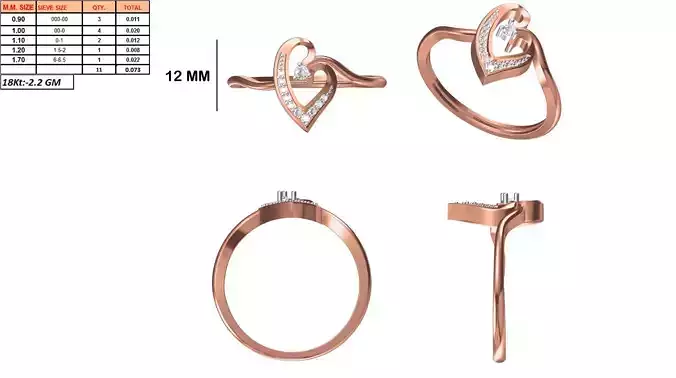 Ladies-Elegant Stone Rings For Womens 46