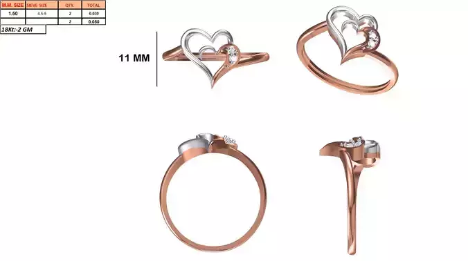 Ladies-Elegant Stone Rings For Womens 44