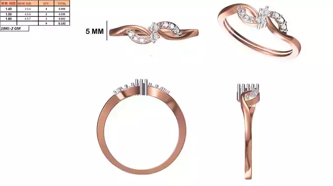 Ladies-Elegant Stone Rings For Womens 43