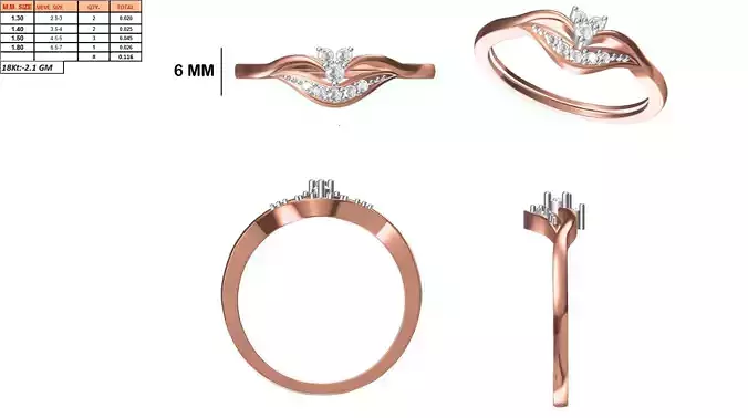 Ladies-Elegant Stone Rings For Womens 42