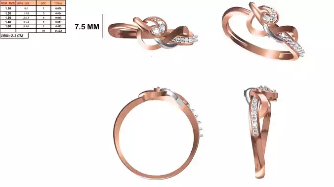 Ladies-Elegant Stone Rings For Womens 40