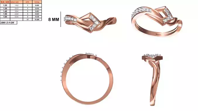 Ladies-Elegant Stone Rings For Womens 39