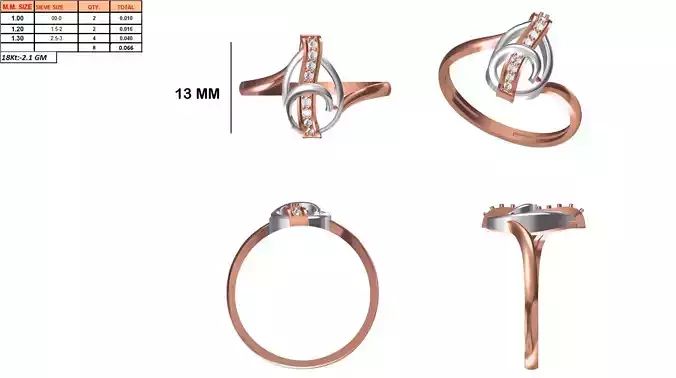 Ladies-Elegant Stone Rings For Womens 38