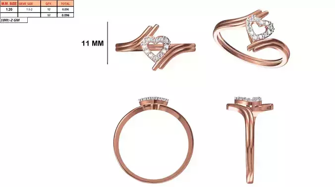 Ladies-Elegant Stone Rings For Womens 34