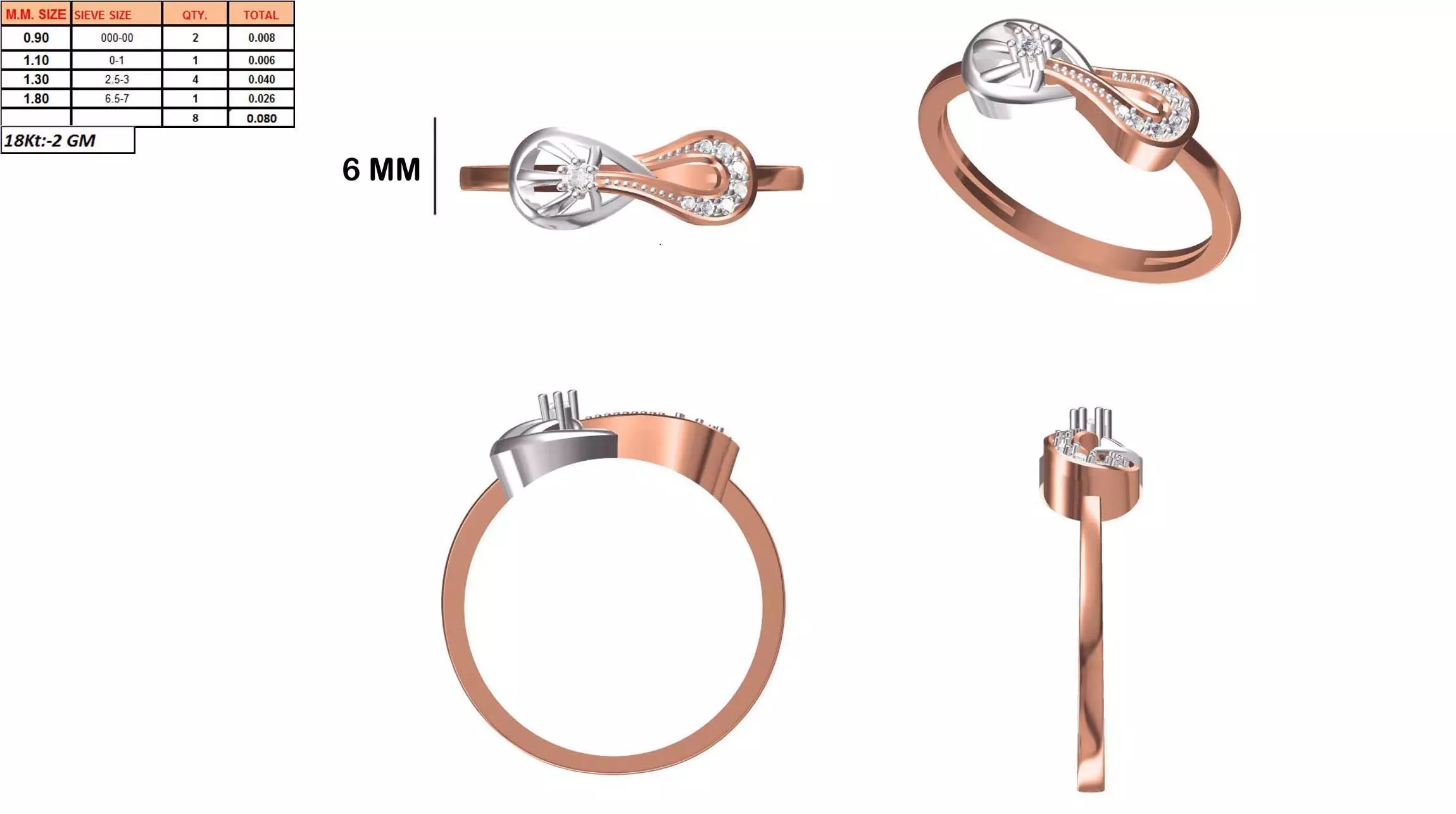Ladies-Elegant Stone Rings For Womens 31 3D print model