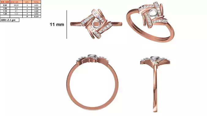 Ladies-Elegant Stone Rings For Womens 25