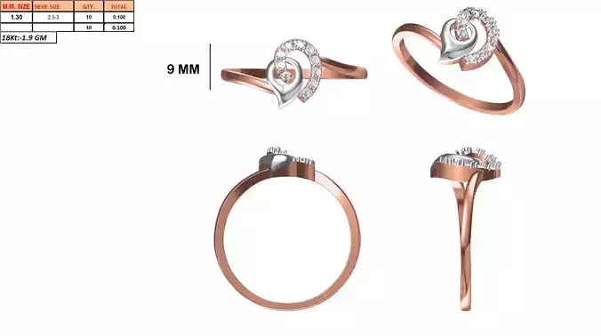 Ladies-Elegant Stone Rings For Womens 17