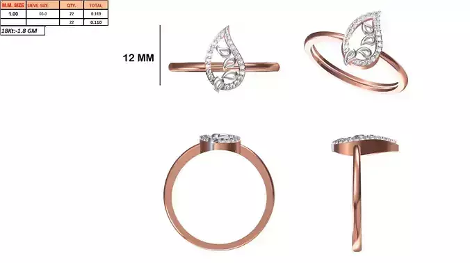 Ladies-Elegant Stone Rings For Womens 16