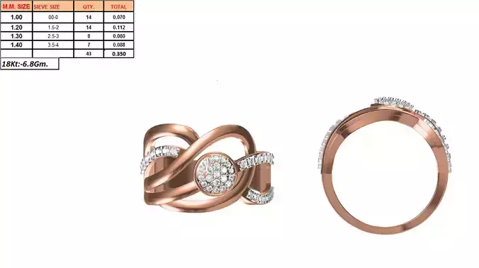 Ladies-Elegant Stone Rings For Womens 159