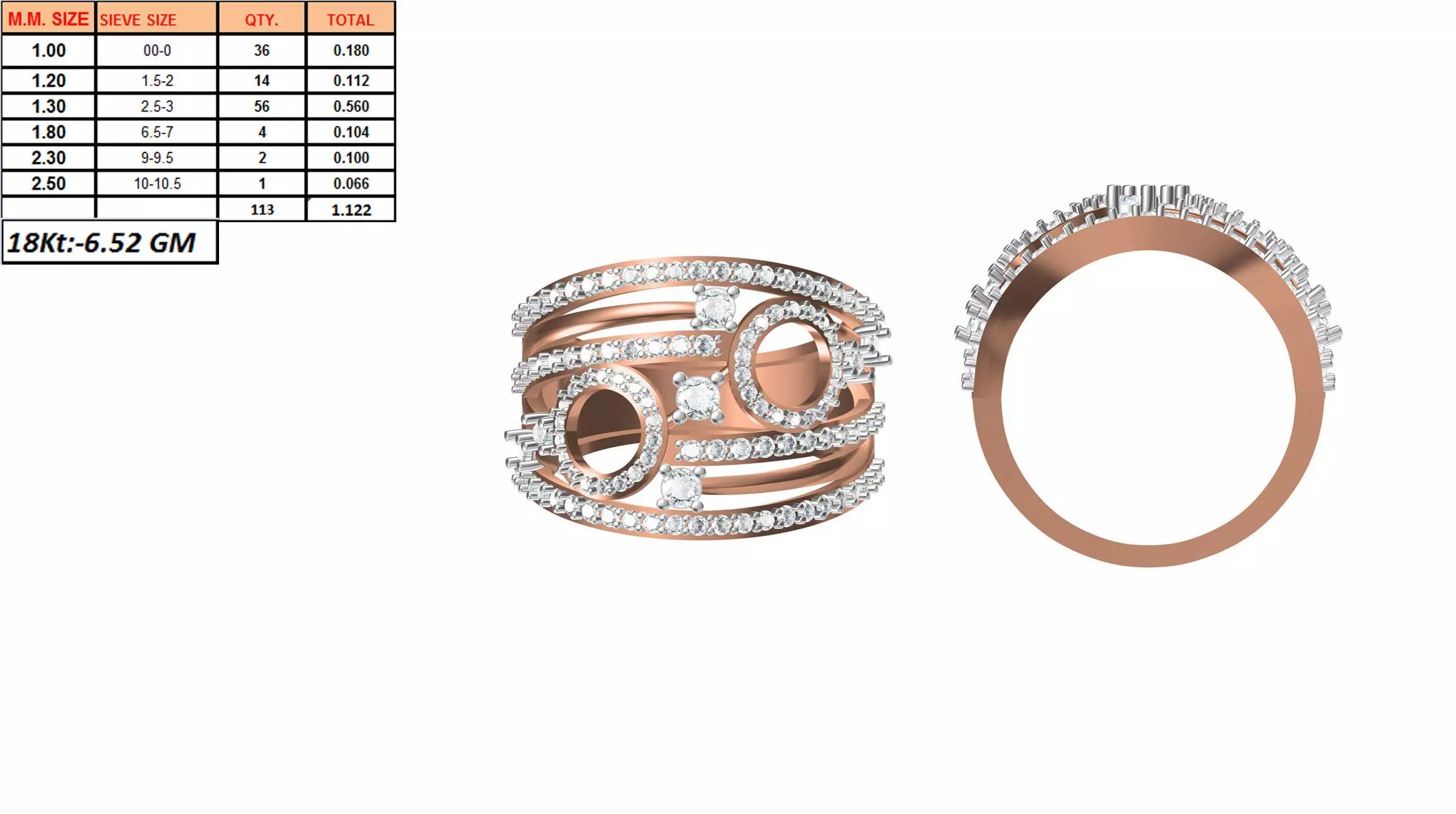 Ladies-Elegant Stone Rings For Womens 153 3D print model