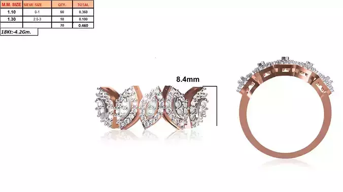 Ladies-Elegant Stone Rings For Womens 149