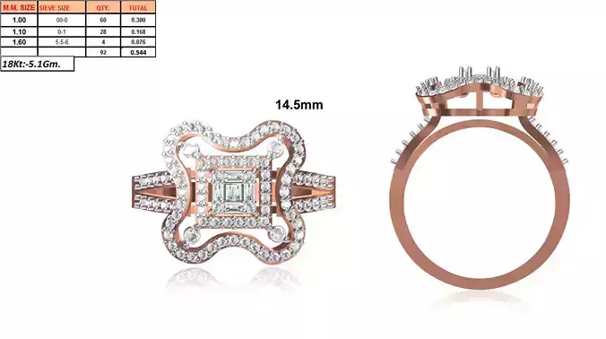 Ladies-Elegant Stone Rings For Womens 148