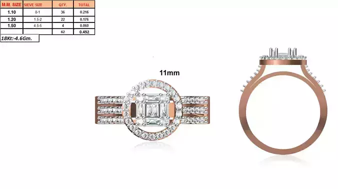 Ladies-Elegant Stone Rings For Womens 147