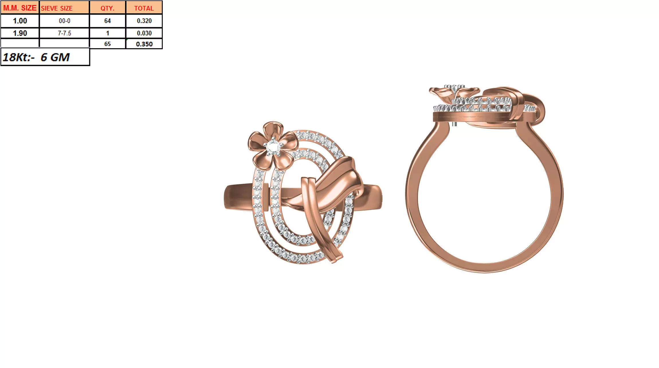 Ladies-Elegant Stone Rings For Womens 132 3D print model