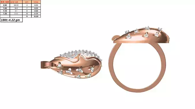 Ladies-Elegant Stone Rings For Womens 128