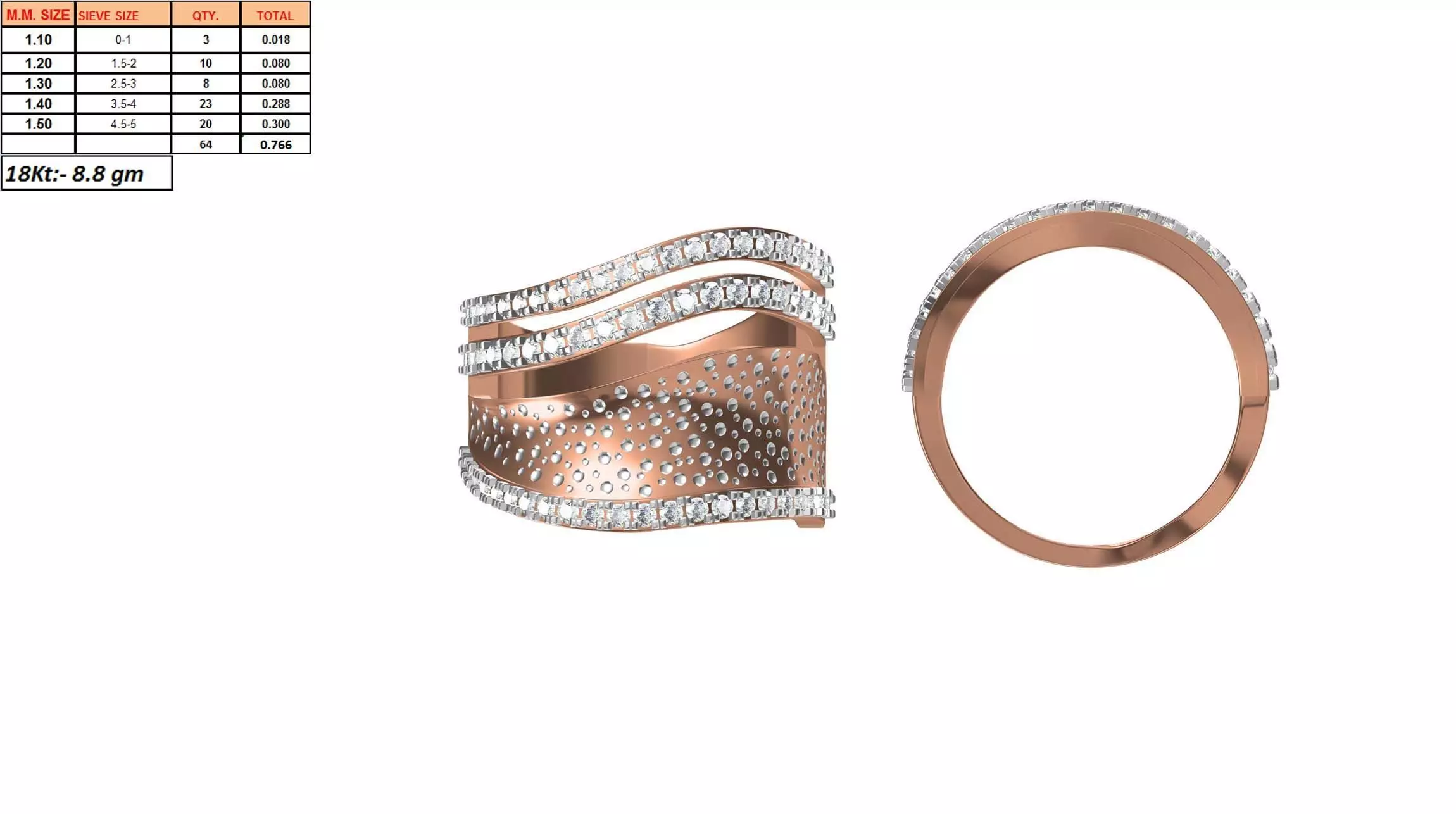 Ladies-Elegant Stone Rings For Womens 117 3D print model