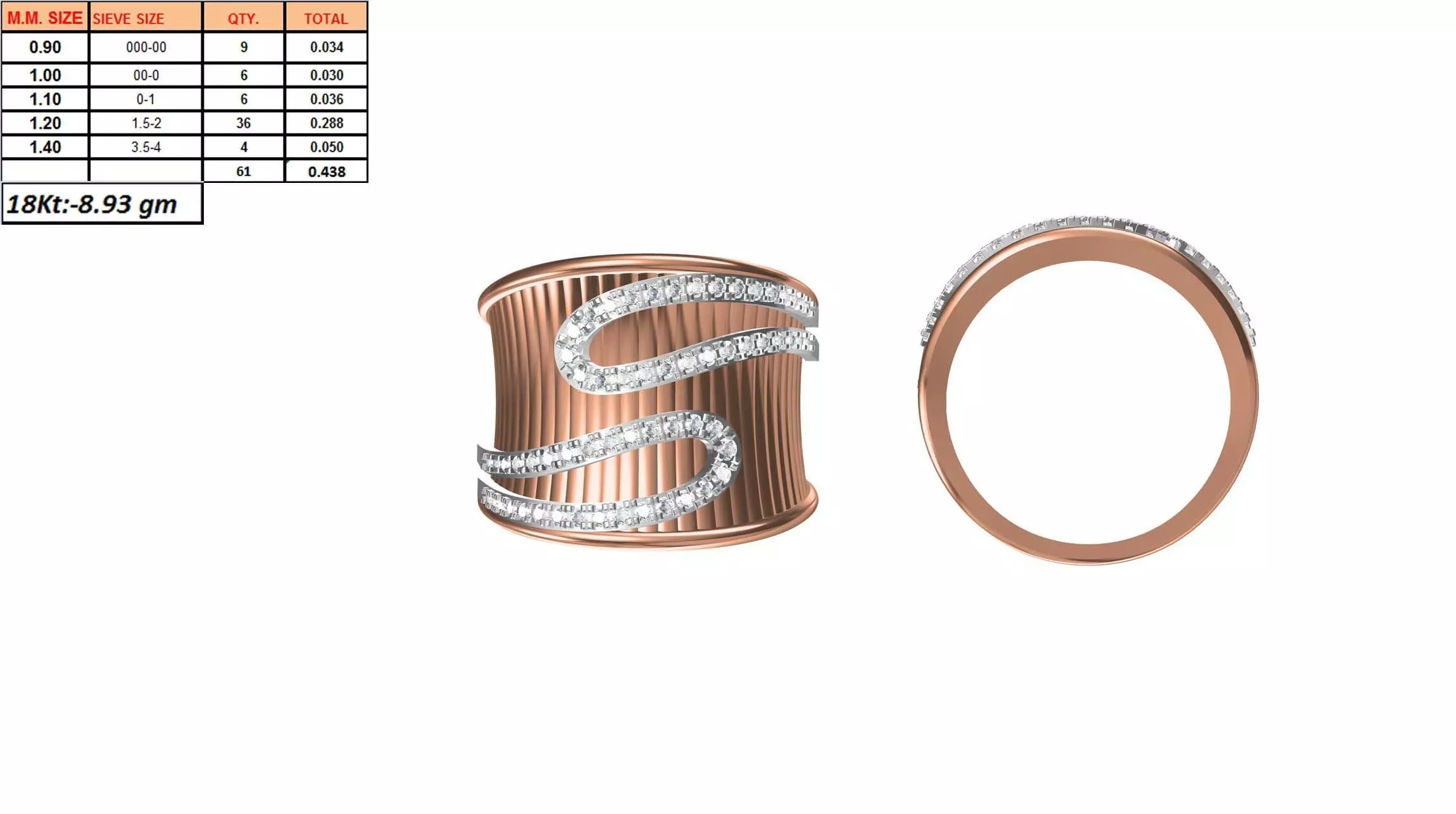 Ladies-Elegant Stone Rings For Womens 111 3D print model