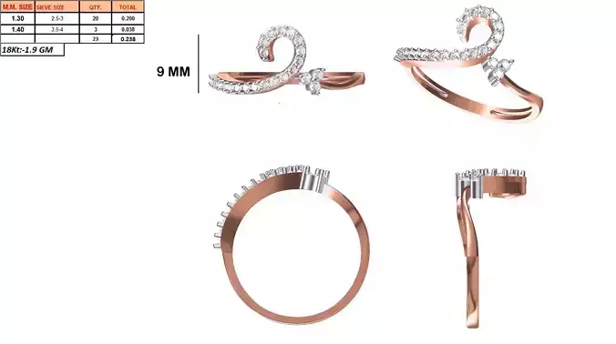 Ladies-Elegant Stone Rings For Womens 11