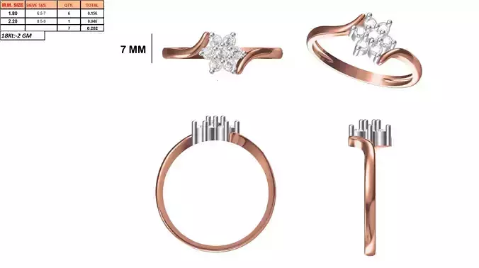 Ladies-Elegant Stone Rings For Womens 10