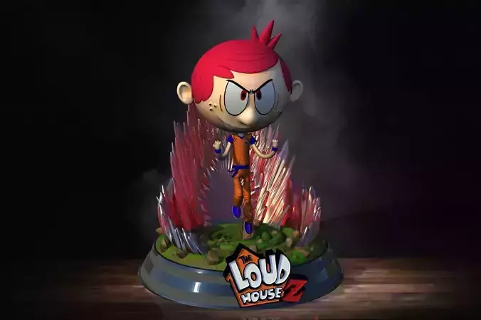 The Loud DBZ 3D print model